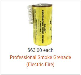 Superior Smoke - Professional Smoke Grenade Electric Fire