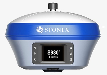 S980+ GNSS Receiver - Stonex Product - The color touch display and the ability to connect an external antenna make the S980+ an extremely effective receiver, capable of detecting GPS, GLONASS, BEIDOU, GALILEO and QZSS constellations, making it suitable for any job